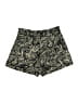 Eliane Rose Print Black Shorts Size 10 - photo 2