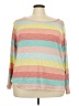 Torrid Stripes Pink Pullover Sweater Size 3X Plus (3) - photo 1