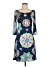 Emilio Pucci Print Blue Casual Dress Size 6 (estimated) - photo 1