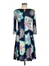 Emilio Pucci Print Blue Casual Dress Size 6 (estimated) - photo 2