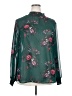 Torrid 100% Polyester Floral Green Long Sleeve Blouse Size 2X Plus (2) - photo 1
