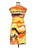 ECI Graphic Orange Cocktail Dress Size 16 - photo 2