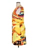 ECI Graphic Orange Cocktail Dress Size 16 - photo 5