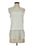 MICHAEL Michael Kors Silver Sleeveless Blouse Size S - photo 1