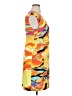 ECI Graphic Orange Cocktail Dress Size 16 - photo 4