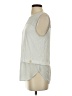 MICHAEL Michael Kors Silver Sleeveless Blouse Size S - photo 5