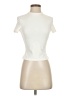 Shein Ivory Short Sleeve Turtleneck Size 2 - photo 1