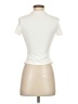Shein Ivory Short Sleeve Turtleneck Size 2 - photo 2