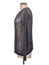 Pol Metallic Gray Pullover Sweater Size L - photo 5