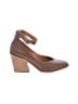 Lucky Brand 100% Leather Brown Heels Size 7 - photo 1