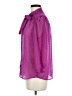 Forever 21 100% Polyester Purple 3/4 Sleeve Blouse Size M - photo 5