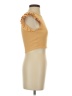 Zara Gold Short Sleeve Top Size S - photo 4
