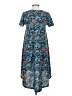 Lularoe Print Blue Casual Dress Size XXS - photo 2