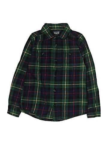 The Children's Place Long Sleeve Button-Down Shirt (view 1)