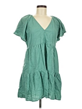 universal thread green dress Universal Thread Women's Short Sleeve Gauze Smocked Shift Dress –  Biggybargains main image 1