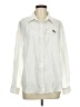 Unbranded Ivory Long Sleeve Button-Down Shirt Size M - photo 1
