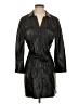Paige 100% Polyurethane Black Trenchcoat Size S - photo 1