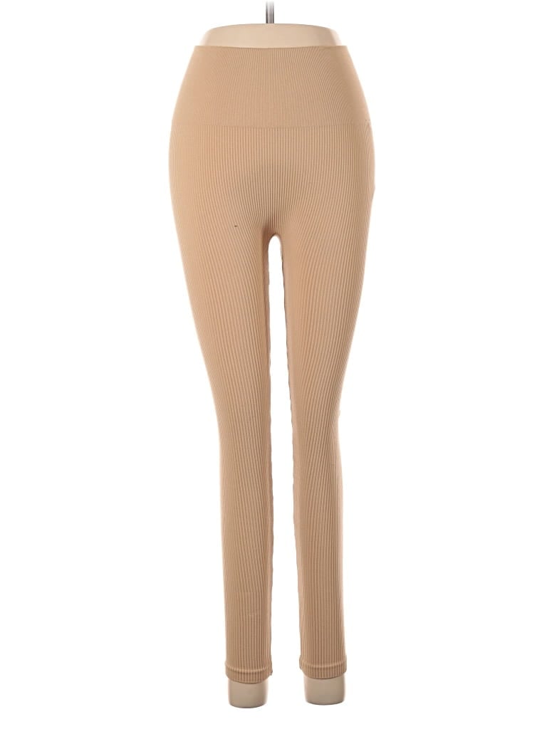 Pre-owned Stradivarius Active Pants In Tan