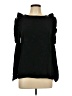 Maje 100% Viscose Black Long Sleeve Blouse Size Lg (3) - photo 1