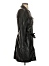 Paige 100% Polyurethane Black Trenchcoat Size S - photo 4