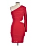 21 Saints Solid Red Cocktail Dress Size L - photo 2