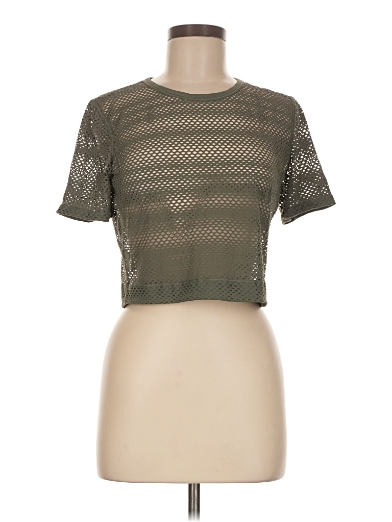 Pre-owned Lululemon Athletica Active T-shirt In Green