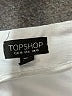 Topshop 100% Polyester Solid White Shorts Size 6 - photo 3
