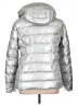 DKNY 100% Nylon Metallic Silver Snow Jacket Size XL - photo 2