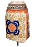 Antonio Melani 100% Polyester Print Orange Casual Skirt Size 12 - photo 1