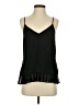 Chelsea28 100% Polyester Black Sleeveless Blouse Size S - photo 1