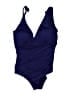 Jantzen Solid Blue One Piece Swimsuit Size 14 - photo 1