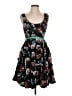 Moulinette Soeurs Print Black Cocktail Dress Size 10 - photo 1