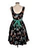 Moulinette Soeurs Print Black Cocktail Dress Size 10 - photo 2