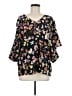 CAbi 100% Polyester Black 3/4 Sleeve Blouse Size M - photo 1