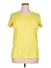 lucy Solid Yellow Active T-Shirt Size XL - photo 1