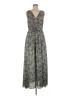Leith 100% Polyester Paisley Gray Casual Dress Size M - photo 1