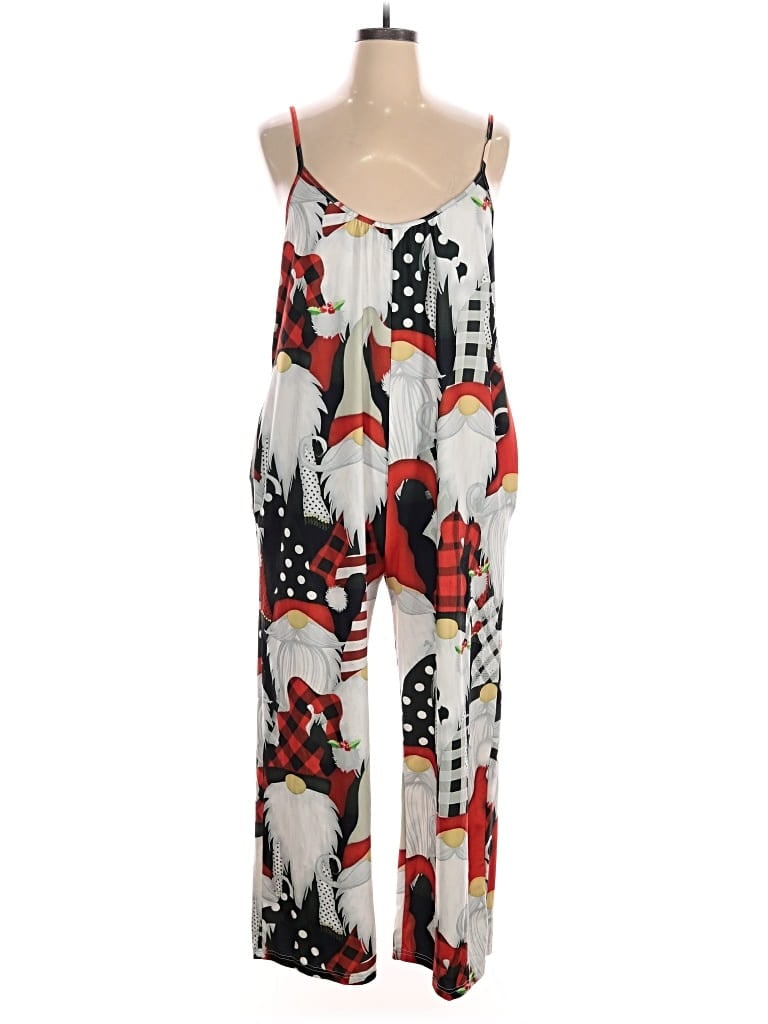 Pre-owned Unbranded Jumpsuit In Red