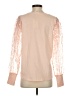 Assorted Brands 100% Cotton Pink Long Sleeve Blouse Size S - photo 2