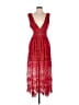 IVIVI 100% Polyester Floral Red Cocktail Dress Size S - photo 1