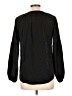 Unbranded 100% Polyester Black Long Sleeve Blouse Size L (estimated) - photo 2
