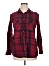 Mudd Plaid Burgundy Long Sleeve Button-Down Shirt Size XL - photo 1