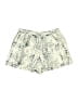 Abbeline 100% Polyester Print Ivory Shorts Size M - photo 2