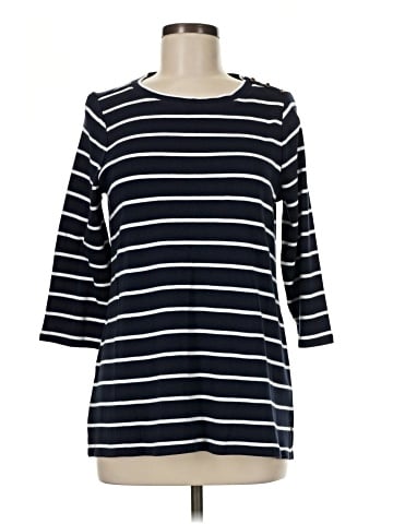 Chico's 3/4 Sleeve T-Shirt (view 1)