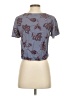 Mudd 100% Rayon Blue Short Sleeve Top Size S - photo 2