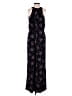 Ann Taylor LOFT Floral Black Jumpsuit Size XS - photo 2