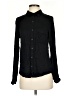 Splendid Black Long Sleeve Button-Down Shirt Size XS - photo 1