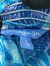 Blue Ginger 100% Rayon Paisley Blue Dress Size 8 - photo 4
