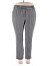 Lane Bryant Houndstooth Gray Casual Pants Size 20 - photo 1