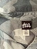 Tea 100% Cotton Camo Gray Long Sleeve Button-Down Shirt Size 12 - photo 3