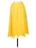 Tommy Hilfiger 100% Polyester Solid Yellow Formal Skirt Size S - photo 1